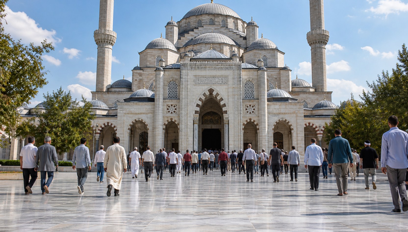 Cuma Namazı Kaç Rekattır Nasıl Kılınır? yazısı için temsili dinî kapak görseli