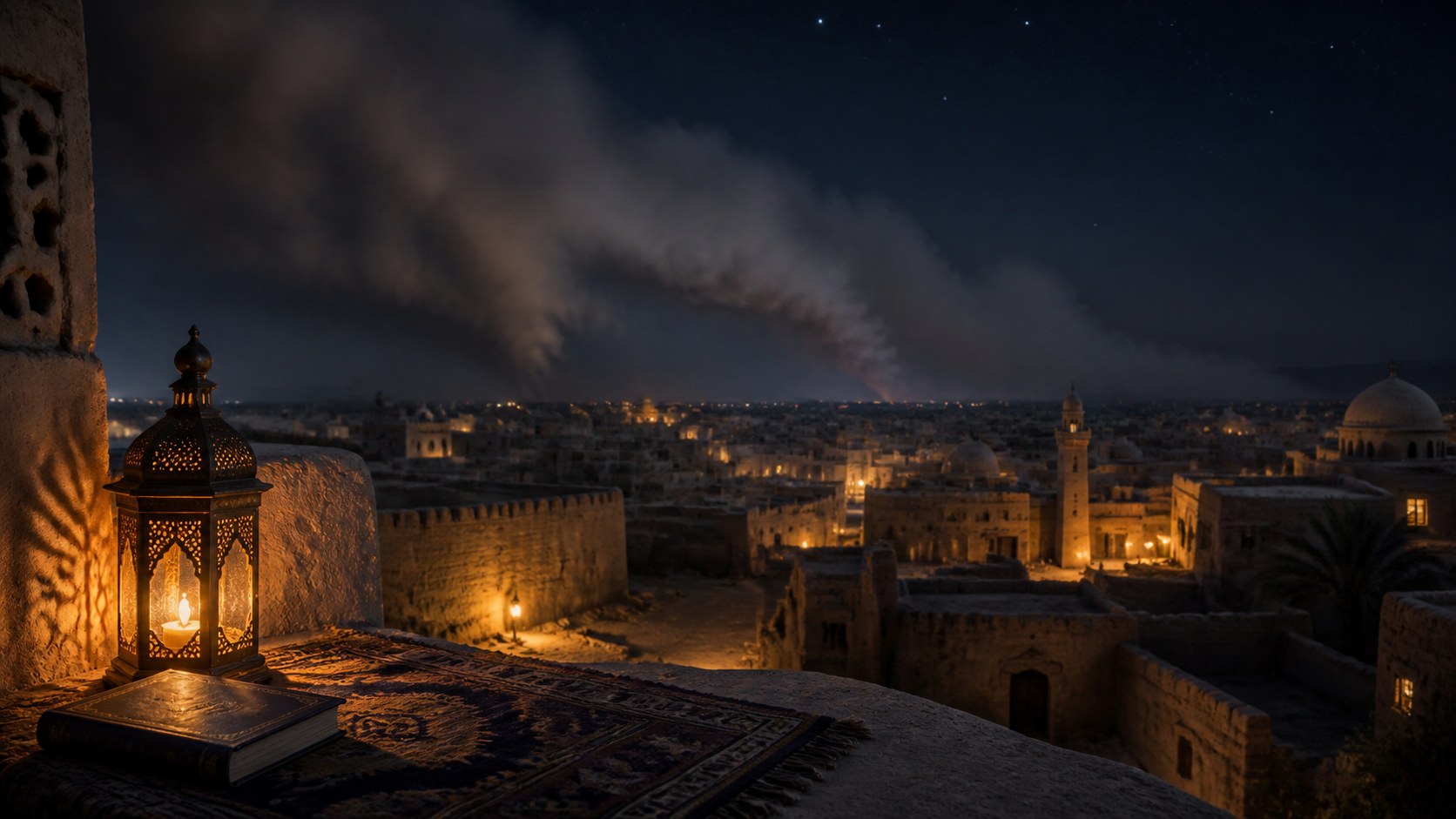 Duhan Suresi yazısı için temsili dinî kapak görseli