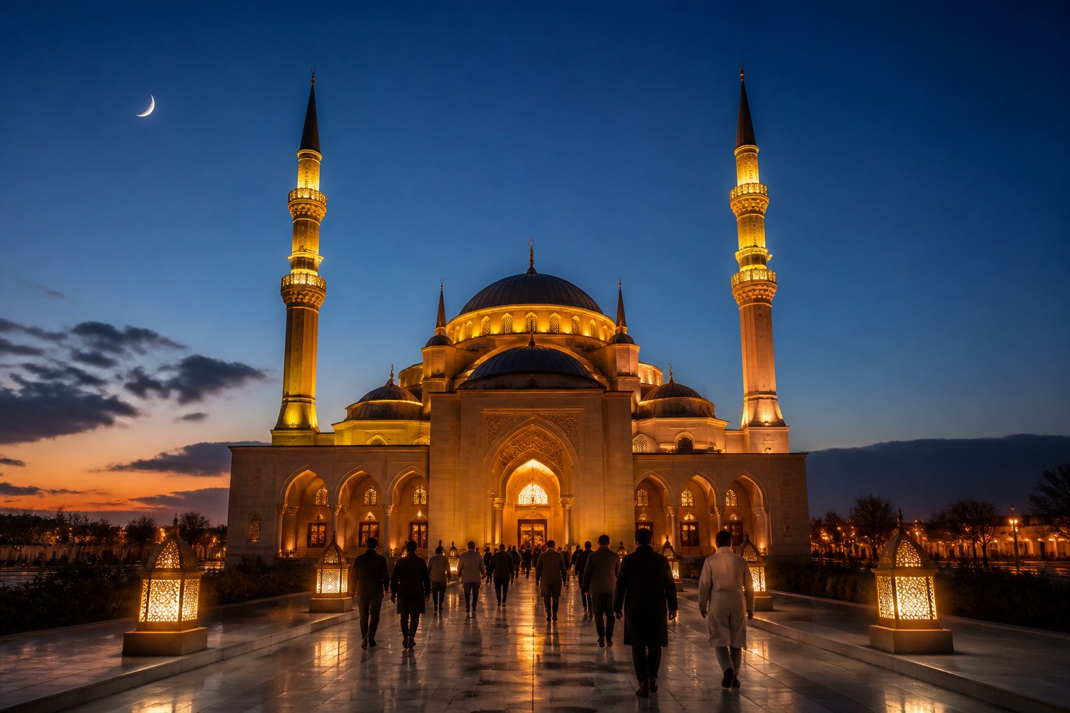 Ramazan ayının simgesi Teravih namazı neden kılınır? Önemi nedir? yazısı için temsili dinî kapak görseli