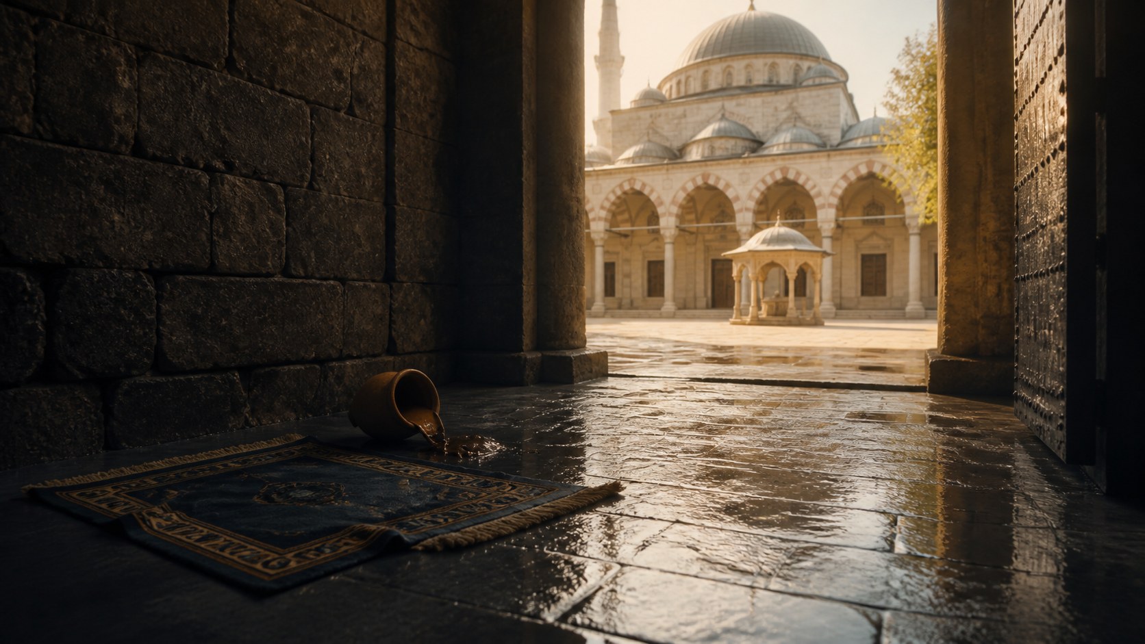 Tövbe İstiğfar Duası yazısı için temsili dinî kapak görseli